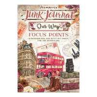 STAMPERIA - Printed Art Junk journal: Focus points for art and Craft A5 - Our Way