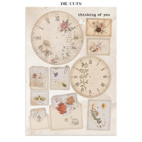 STAMPERIA - Printed Art Junk journal: Focus points for art and Craft A5 - Flowers and Poems