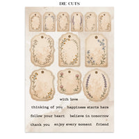 STAMPERIA - Printed Art Junk journal: Focus points for art and Craft A5 - Flowers and Poems