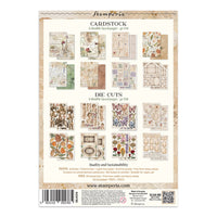 STAMPERIA - Printed Art Junk journal: Focus points for art and Craft A5 - Flowers and Poems