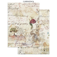 STAMPERIA - Printed Art Junk journal: Focus points for art and Craft A5 - Flowers and Poems