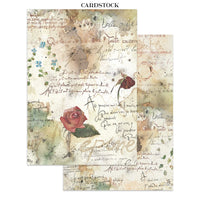 STAMPERIA - Printed Art Junk journal: Focus points for art and Craft A5 - Flowers and Poems