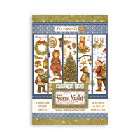 STAMPERIA - Printed Washi pad for Art and Craft A5 8 sheets - Silent Night