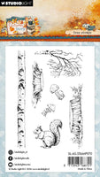 Studio Light - Clear Stamps Tree Stumps Autumn Story 7 Pieces