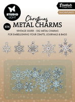 
              Studio Light  - Essentials - Christmas Metal Charms- Snowflakes
            