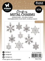 
              Studio Light  - Essentials - Christmas Metal Charms- Snowflakes
            