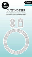 
              Studio Light - Essentials - Cutting Die - Torn Edge Tag Round
            