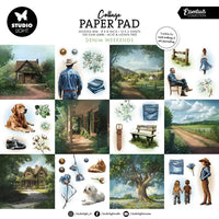 
              Studio Light - Essentials - Collage Paper Pad Collection - Denim Weekends
            