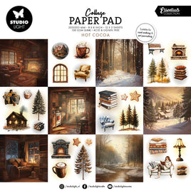 Studio Light - Essentials - Collage Paper Pad Collection - Hot Cocoa