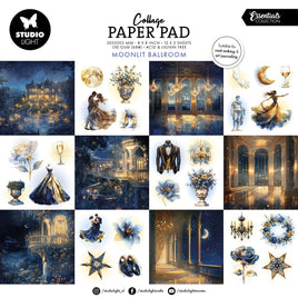 Studio Light - Essentials - Collage Paper Pad Collection - Moonlit Ballroom