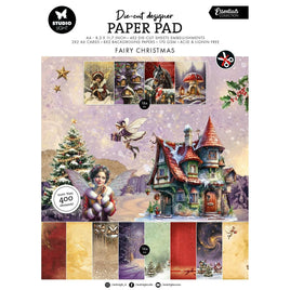 Studio Light  - Essentials - A4 Die-Cut Paper Pad - Fairy Christmas 28 sheets