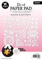 
              Studio Light  - Essentials - Die-cut Paper Pad - Bloom & Butterfly A5 size.
            