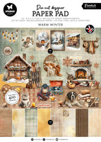 Studio Light  - Essentials - A4 Die-Cut Paper Pad Warm Winter Essentials 28 Sheets
