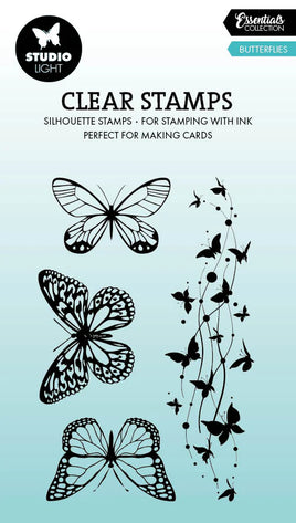 Studio Light  - Essentials - Clear Stamp - Butterflies