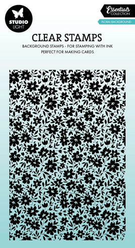 Studio Light  - Essentials - Clear Stamp - Flower background