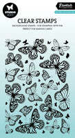 
              Studio Light  - Essentials - Clear Stamp - Butterflies background
            