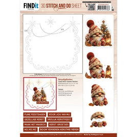 Stitch and Do - 3D Sheet - Berries Beauties - Gnomie Holidays 2