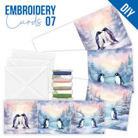 
              Stitch and Do Cards -  7 - Berries Beauties - Penguins
            