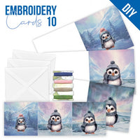 
              Stitch and Do Cards - 10 - Berries Beauties - Cute Penguins
            