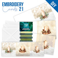 
              Stitch and Do Cards 21 - Berries Beauties - Christmas Candles
            