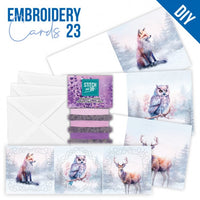 Stitch and Do Cards 23 - Berries Beauties - Mystic Winter