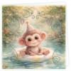 Stitch and Do Cards - Berries Beauties - cards 35 - Birthday Monkey
