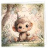 Stitch and Do Cards - Berries Beauties - cards 35 - Birthday Monkey