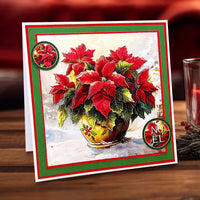 
              Katy Sue - 3D Die Cut Decoupage – Potted Poinsettia
            