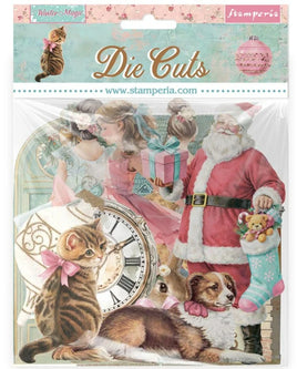 STAMPERIA - Printed decorative Die cuts for Art and Craft - Winter Magic