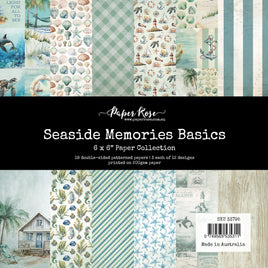 Paper Rose - Seaside Memories Basics 6x6 Paper Collection 33795