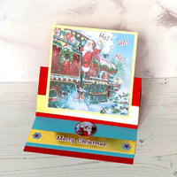 Katy Sue - 3D Die Cut Decoupage – Santa On Train