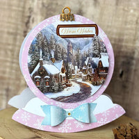 
              Katy Sue - 3D Die Cut Decoupage – Christmas Village Bauble
            