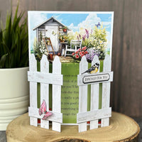 
              Katy Sue - Pretty Petals Picket Fence Card Making Kit
            