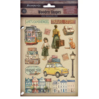 
              STAMPERIA - Art of Travelling - Colored Wooden Shape A5
            