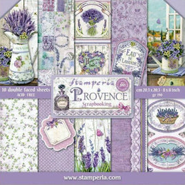 STAMPERIA -  Provence - Scrapbooking Small Pad 8"x 8" (203x203mm)