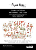 Paper Rose - Strawberry Friends Embossed Die Cuts 34905