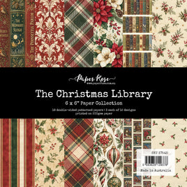 Paper Rose - The Christmas Library 6x6 Paper Collection 37543