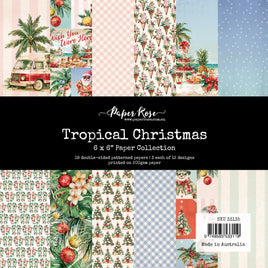 Paper Rose - Tropical Christmas 6"x 6" Paper Collection