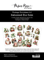 Paper Rose - Vintage Christmas 2.0 Embossed Die Cuts 37594