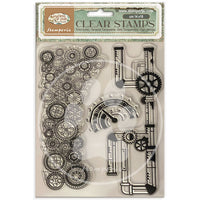 
              STAMPERIA - Gardens of Time - Decorative Acrylic stamp design for Art and Craft cm 14x18 - Gardens of Time tubes
            