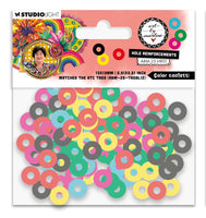 
              ABM - Art by Marlene - Hole reinforcements Color confetti - ABM 25 collection
            