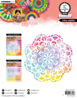 
              ABM - Art by Marlene Mask Lacy mandala - ABM 25 collection no. 376
            