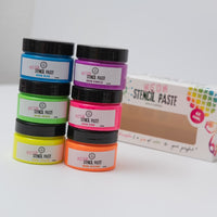 
              ABM - Art by Marlene Stencil Paste Neon colors - ABM 25 collection no. 08
            