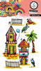 ABM - Art by Marlene Clear Stamp - Clear stamp Beachy scene - ABM 25 collection no. 887