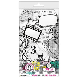 Art by Marlene - Paper Tags Black & White Prints - Signature Collection