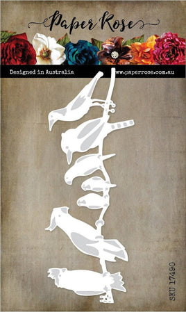 Paper Roses -  Die - Australian Birds