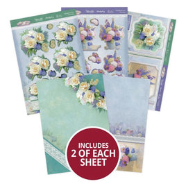 Hunkydory - 3D Die-Cuts - Beautiful Blooms Mini Deco-Large Collection