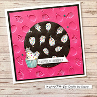 Vaessen Creative • 3D Embossing Folder by Carla Creates Party 5.9x5.9"