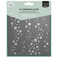 Vaessen Creative •3D Embossing Folder by Carla Creates  Bubbles 5.9x5.9"