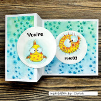 Vaessen Creative •3D Embossing Folder by Carla Creates  Bubbles 5.9x5.9"